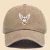 Cartoon Owl Illustration Printed Baseball Cap Fashionable Personalized Versatile Outdoor Fishing Hat