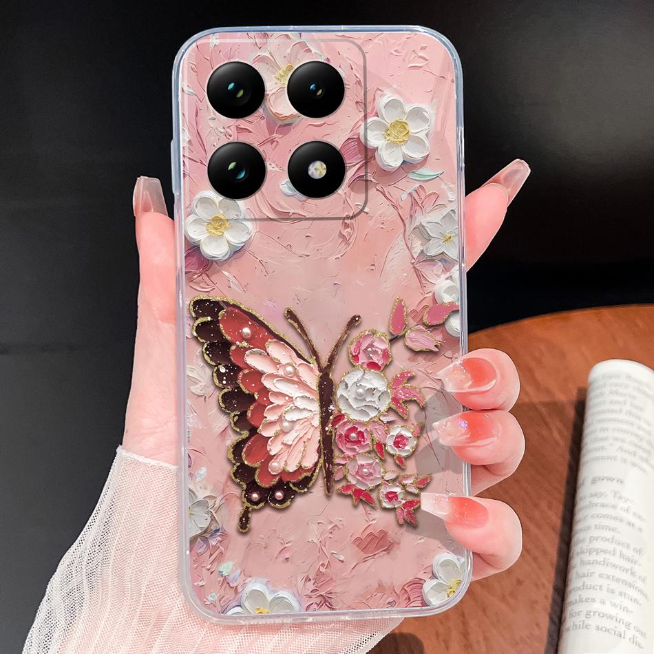 Case For Xiaomi 15T Pro Creative Funny Phone Shell For Xiaomi 15 T Transparent Soft Silicone Lightweight Protective Back Cover