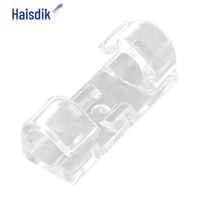 Transparent Self-Adhesive Cable Organizer Clips 40 Pieces
