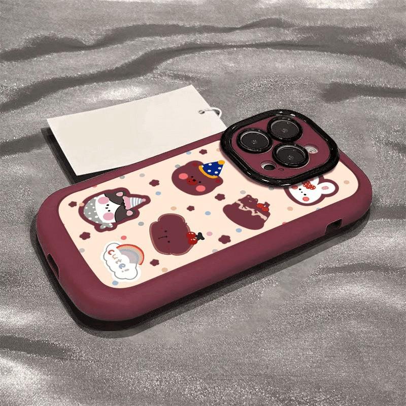 Cute Cake Puppy Suitable for 17 Apple 15 Mobile Phone Case Huawei Mate60oppo Xiaomi 14vivo Honor 10