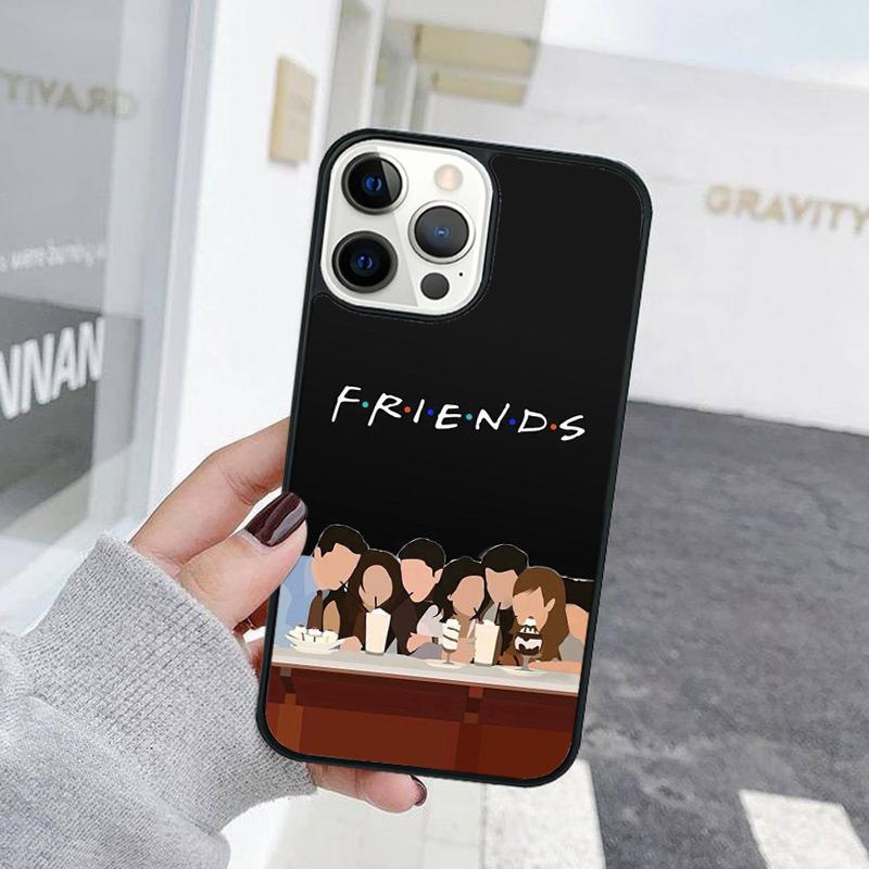 Friends Central Perk Poster Phone Case For iPhone 17 Air 15 16 Cover 11 13 14 Pro Max 12 Plus Max Fundas