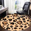 1pc Skulls Office Round Area Rug, Indoor Mat Suitable For Office, Under Office Chairs Bedroom Living Room Home Decor, Room Deco
