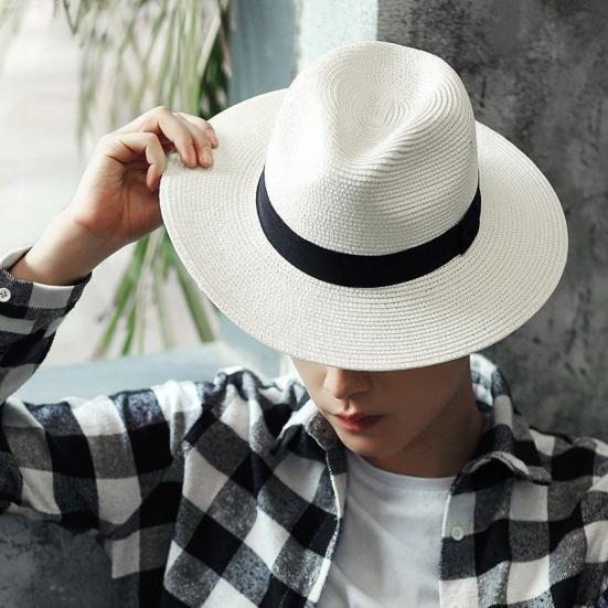 Women Straw Hat Wide Brim Sun Protection Hat Breathable Lightweight Hat with Neck Coverage Perfect Fit Sun Hat