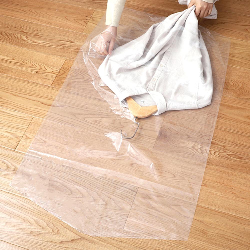 Dry Cleaner Dustproof Thickened Clothes Dust Cover Garment Bag Coat Protector Wardrobe Organizer