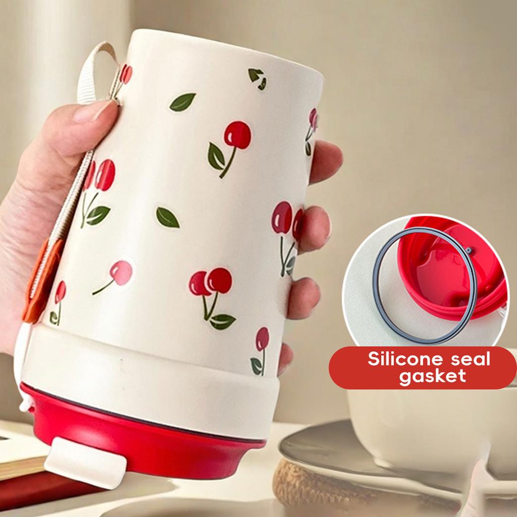 Leak-proof Plastic Water Cup Cold And Heat-Resistant Milk Coffee Cup Tumbler Outdoor Portable Drinking Cup Drinkware