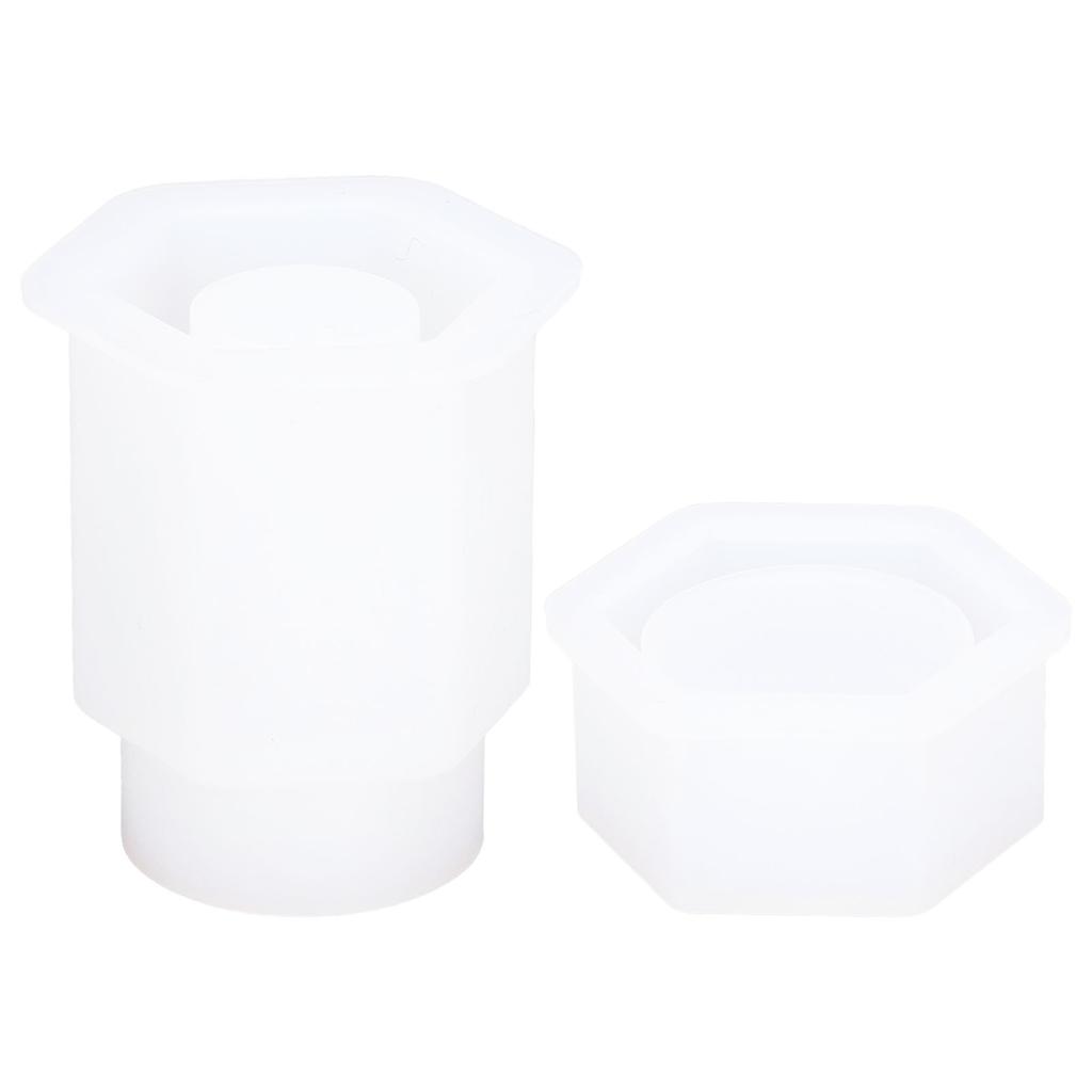 Formă Hexagonală Matriță Siliconică Moale Elastică Sigură Ecologică Demulare Ușoară Matriță DIY pentru Fabricarea Cutiei de Depozitare