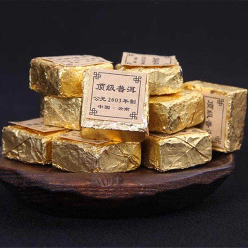 C-PE049 Pu erh Tea 100g Compressed Brick Fragrant Old Mini Tuo