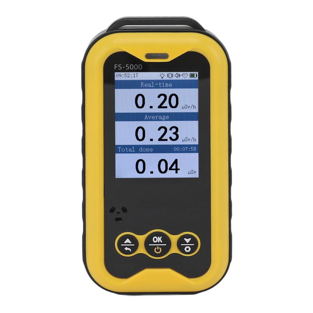 Portable Radiation Monitor Meter,   LCD Screen and   Threshold High Detection Detector with Alarm for X, Gamma and Beta Rays