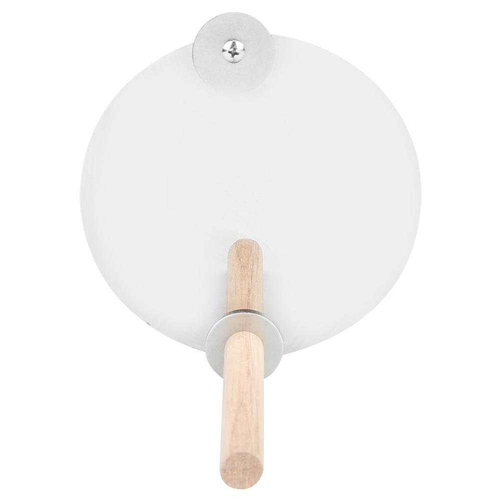 Stainless Steel Mirror Bird Cage Wooded Standing Rod Pet Parrots Perch Toy Birdcage Accessories