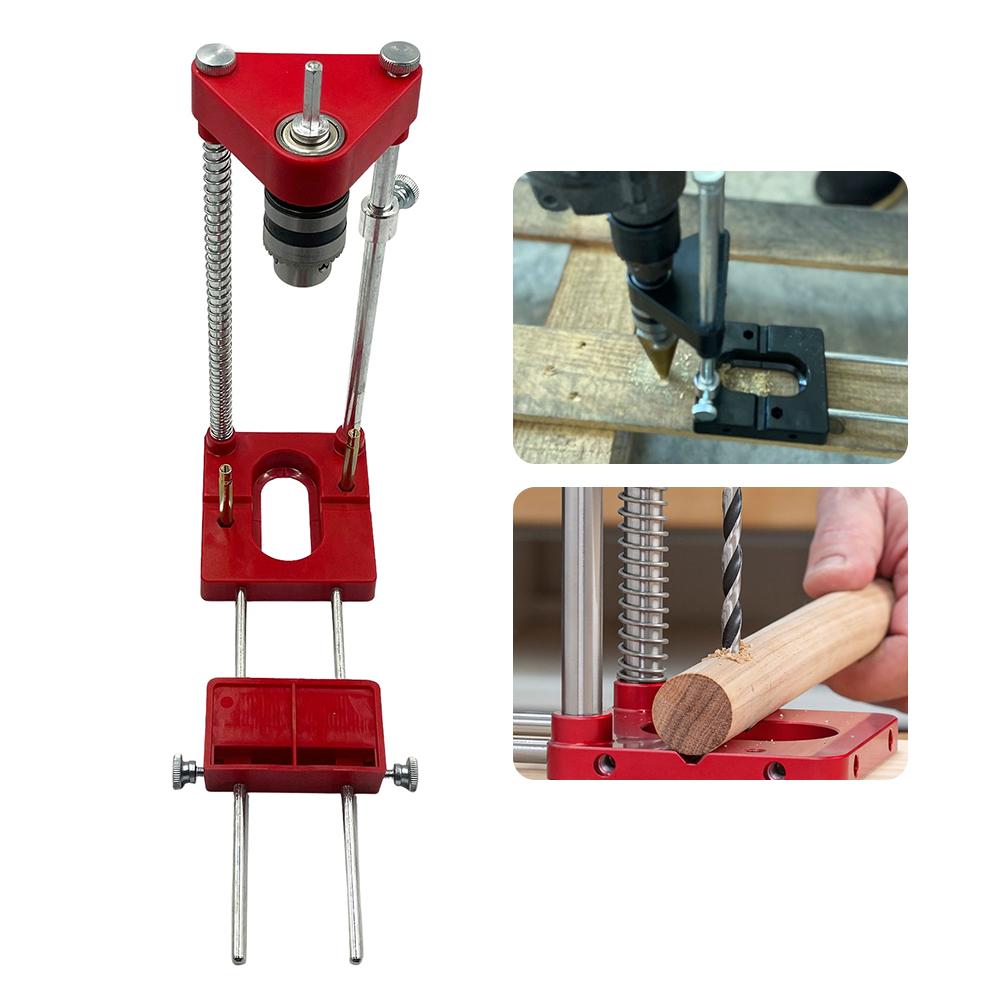 Drill Woodworking Locator Kit Drilling Hole Puncher Positioner for Wood Portable Bench Drill Press Machine Woodwork Tool fo