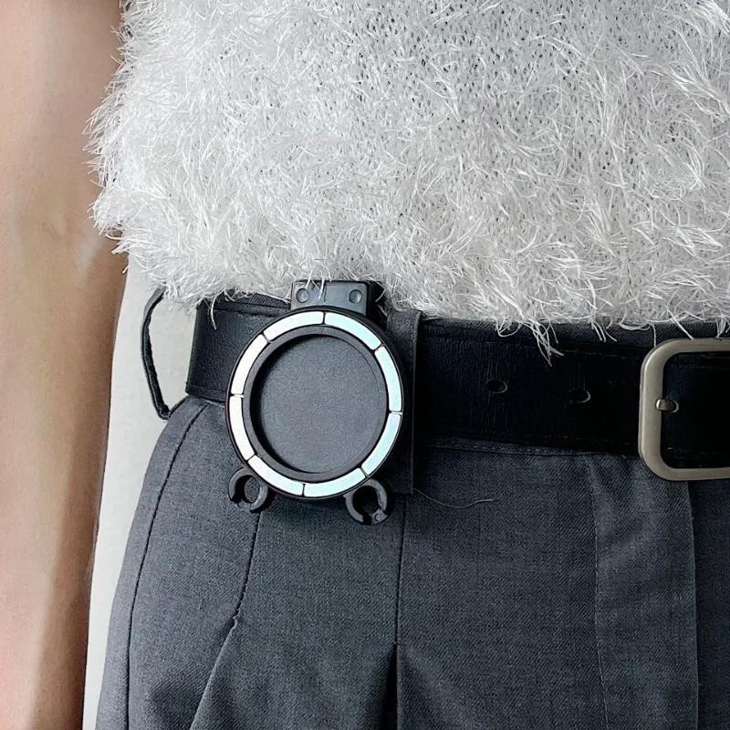 Free Hands Magnetic Belt Clip Holder Mobile Phone Holder Backpack Clip Metal Hook Spring Rope for Magsafe Accessories