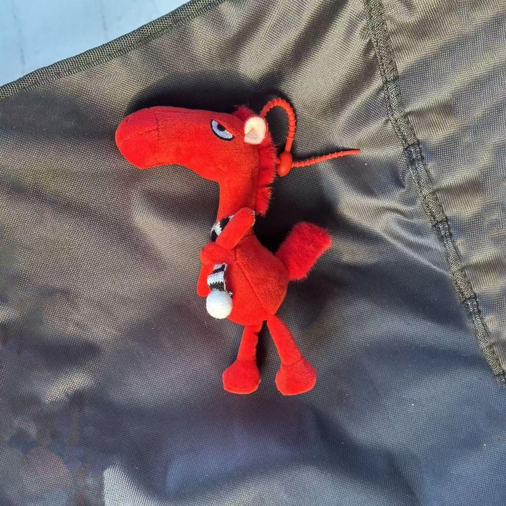 Craftsmanship Horse Keychain Cartoon Pony Plush Doll Exquisite Simulation Horse Toy  Birthday Gift