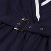 Fashion Women's Temperament Long Sleeve Waist Slim Fit Swing Dress Small Dress