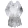 Women Gossamer Ghost Costume Gothic Victorian White Fancy Dress