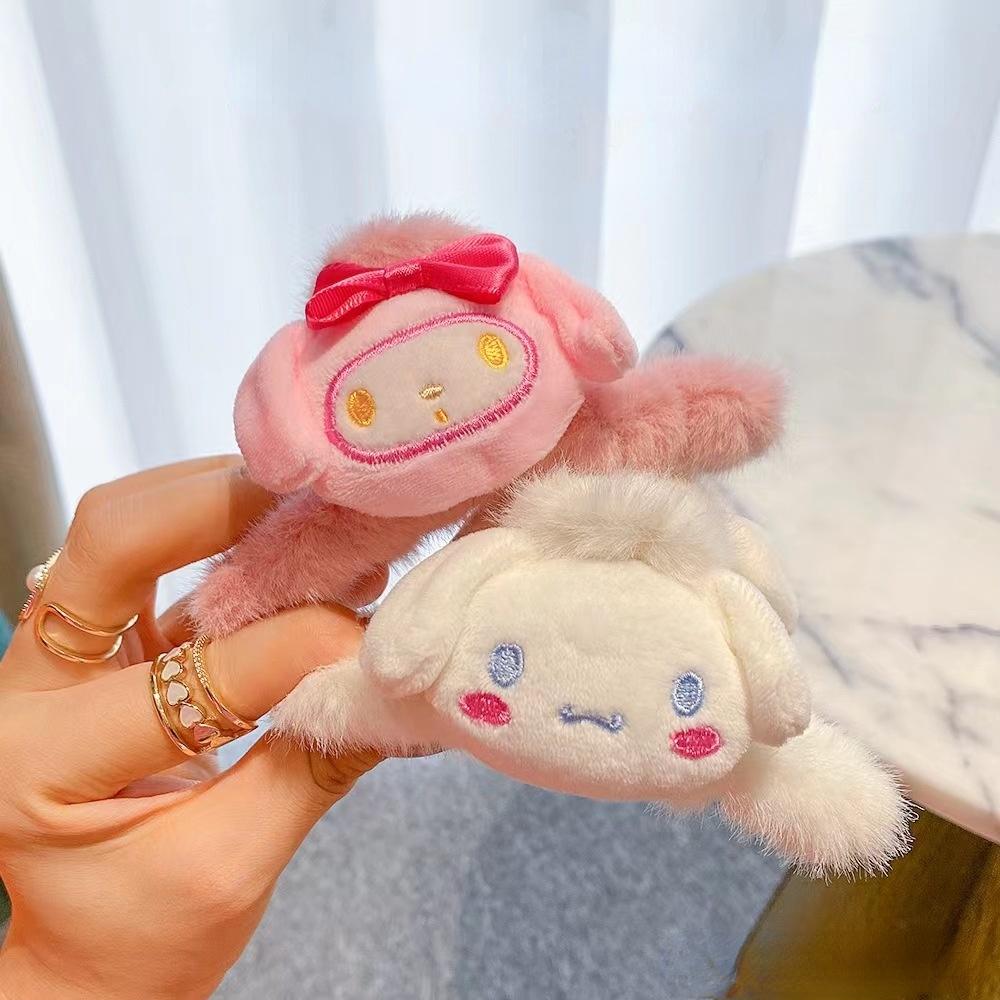 Sanrio Cinnamoroll Hair Claw Clips Women Girls Faux Fur Hair Accessories
