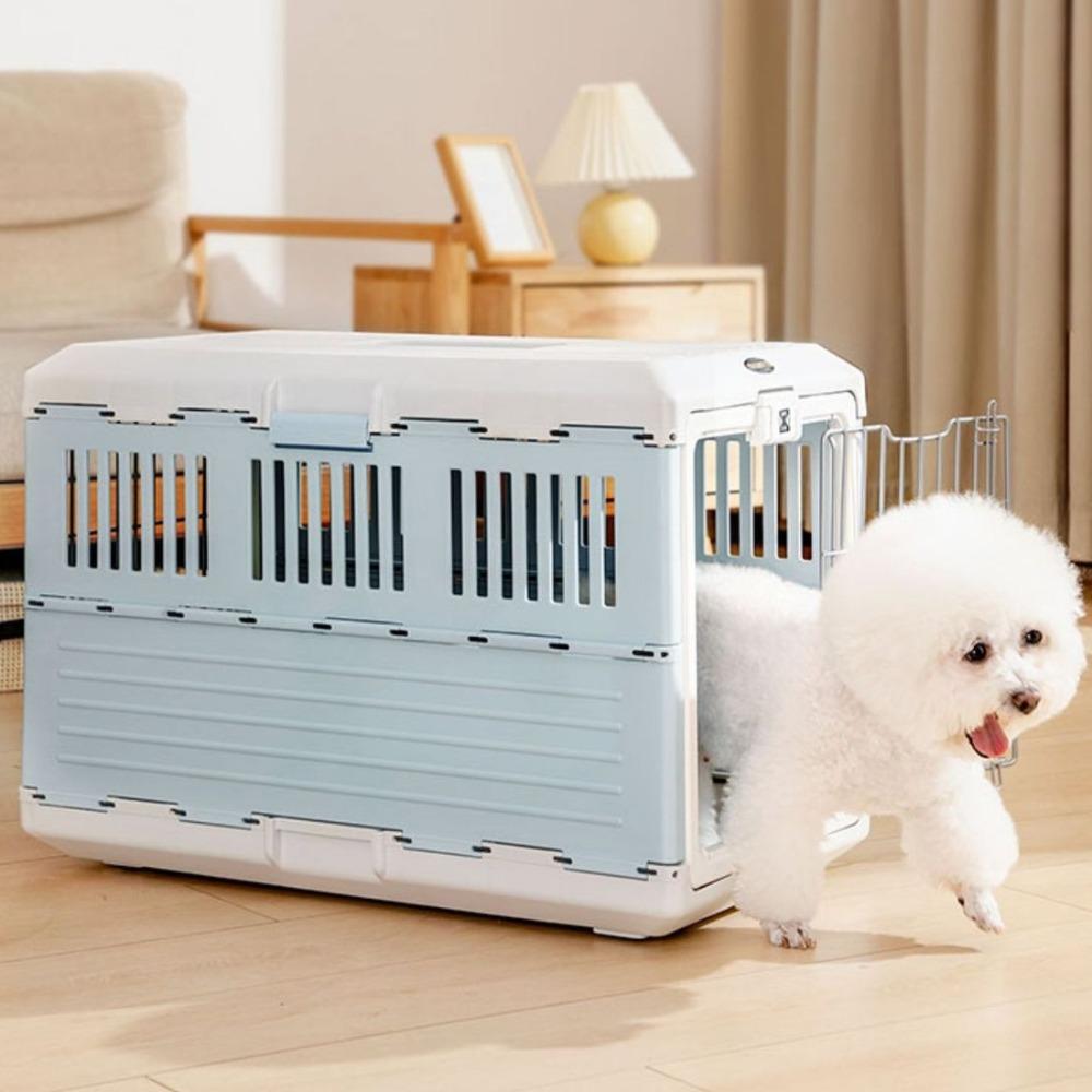 Folding Pet Air Box Portable Cat Cage Car Transport Puppy Carrier Breathable Large Space Dogs Accessories Travel Supplies