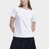 Fila American Vintage Casual Back Logo Print Short Sleeve T-Shirt Women Tops White F11W328101A-WT