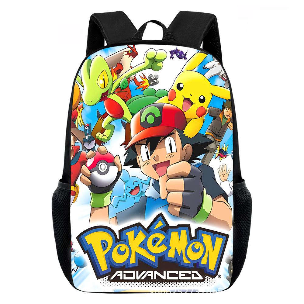 Cartoon Pikachu Backpacks Print Primary Software Backpacks for Boy and Girls Best Gifts Lightweight Cartoon School Bag for Kids