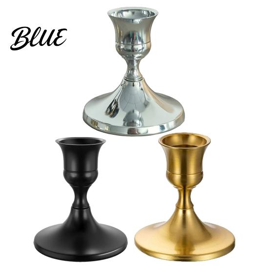 Metal Candlestick Holder for Tealight or Pillar Candles European Simple Candle Candlelight Ambiance