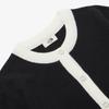 The North Face Solid Color Crew Neck Cardigan Long Sleeve Knit Sweater Women Sweater Black NJ5SP80L