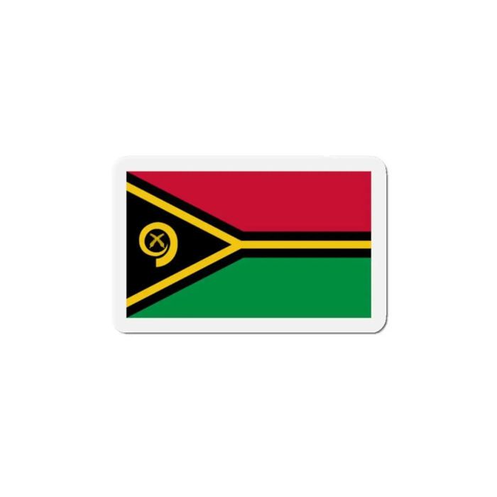 Aimant Drapeau Vanuatu - Multicolore - 9 cm - 50 pièces - Résine synthétique - Mixte