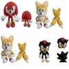 Cute 30cm Sonic Tails Plush Shadow The Hedgehog Knuckles Toy Super Sonic Soft Plush For Comfortable Snuggles