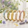 Flower Design Oil Drop Bracelet Wide Enamel Bracelet Elegant Enameled Bracelets Birthday Gift