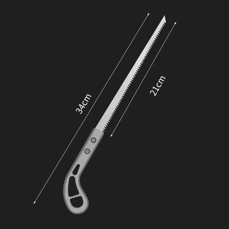 340mm Convenient For Wall Panel Bending Handsaw Garden Saw SK5 Steel Saw Tools W/ Wooden Handle Woodworking Saw