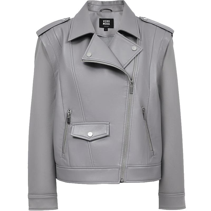 

VEROMODA Women s Faux Pocket Detachable Sleeve Jacket M