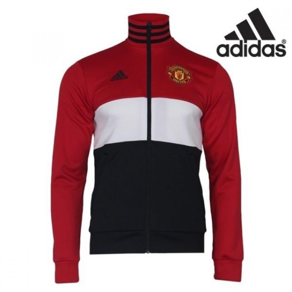

Adidas Mens 1920 Manchester United FC 3S Track Top Soccer Jersey Brushed JacketDX9086
