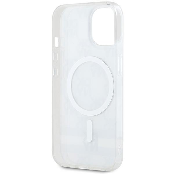 Dkny Dkhmp14Shcptse Iphone 14 / 15 / 136.1 Beige Hardcase Iml Checkered Mono Pattern & Printed Stripes Magsafe