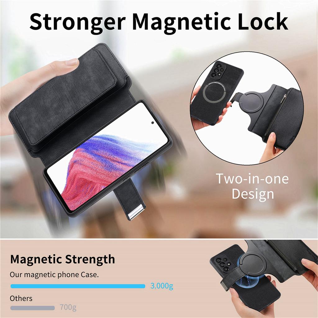 For Realme 14 Pro+ 5G Case CASENEO MW-02 Detachable Magnetic Leather Flip Phone Cover