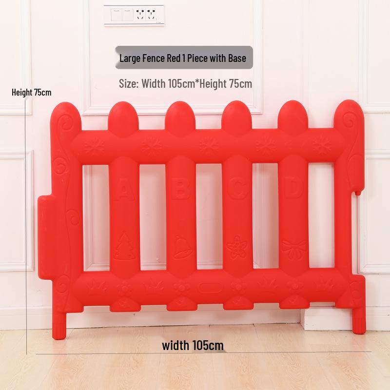 Multi-Angle Plastic Playpen: Infant Safety Barrier for Kindergarten.