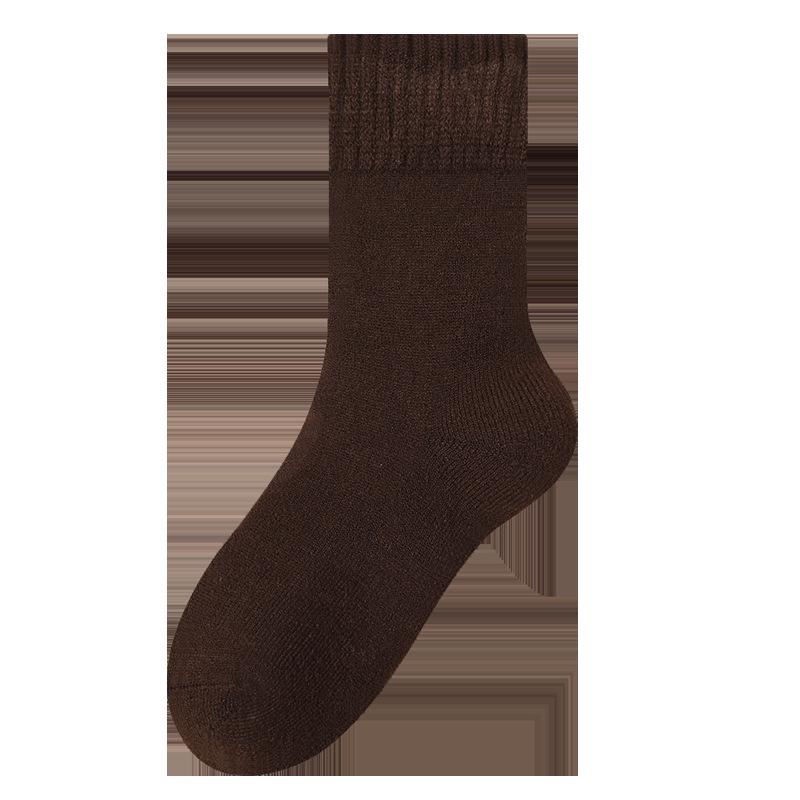 "Women's Plush Winter Socks - Velvet, Thick, Warm Mid-Tube Home & Sleep Socks"