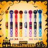 32 PCS Halloween Mini Bubble Wands, Party Favors for Kids, Perfect for Classroom Favors, Boo Basket Stuffers, Non-Candy Treats, Bag Stuffers, Prizes,