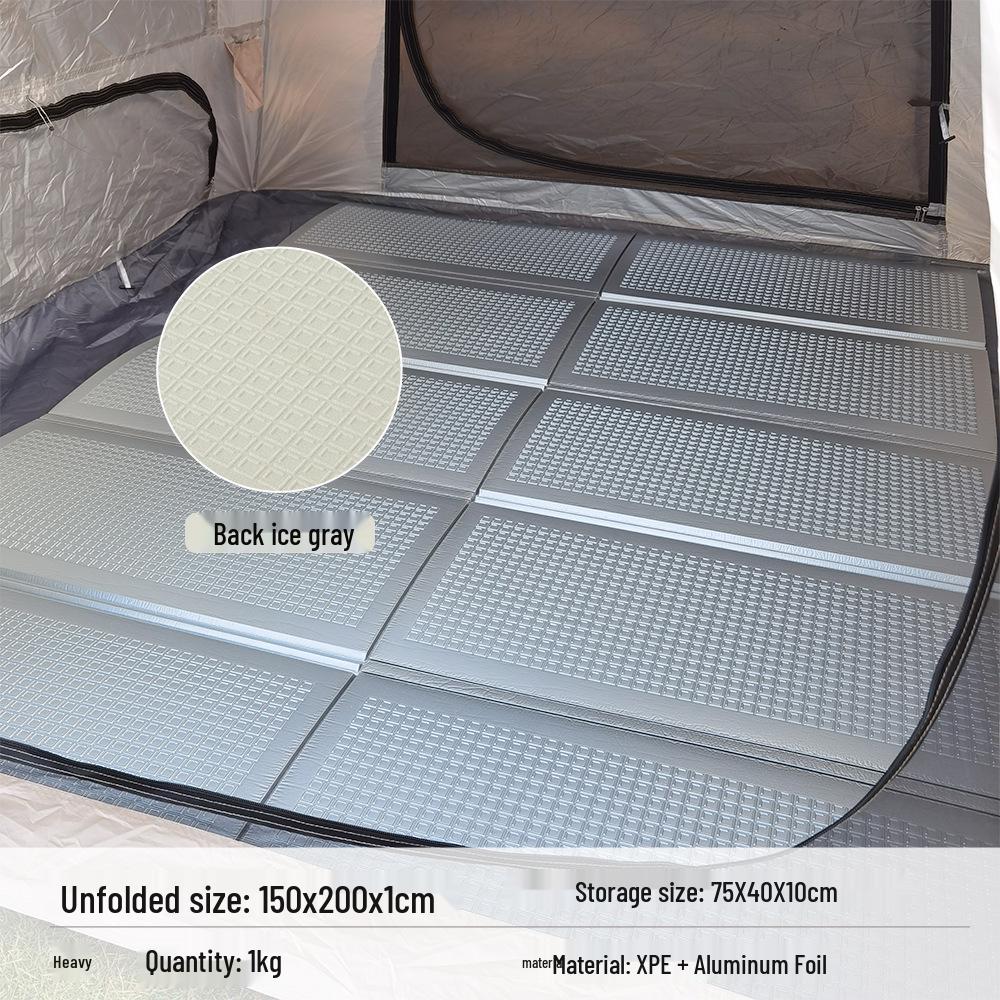 Double Silver Camping Moisture-Proof Sleeping Mat - Anti-Pressure and Warm