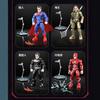 non-toxic 1/6Pcs DC Justice League Blind box toy 7cm Batman Superman Aquaman The Flash Action Figure Building block assembly Kids Gifts