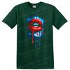Lips Dripping Red Blue Urban Streetwear T Shirt Graphic Tee Fashion Art
