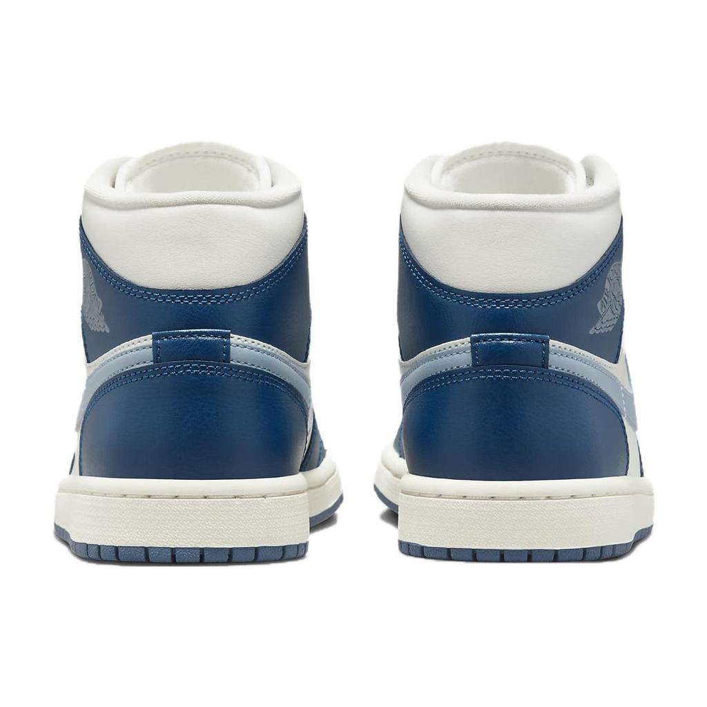 Air Jordan 1 Mid Sky J French Blue Women Sneakers Sail Ozone-Blue BQ6472-414
