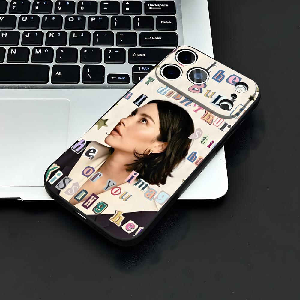 Singer G-Gracie Abrams Phone Case For IPhone 17 Air 16 E Pro Max 15 14 13 Mini 12 Pro 11 Max Plus Black Soft Shell