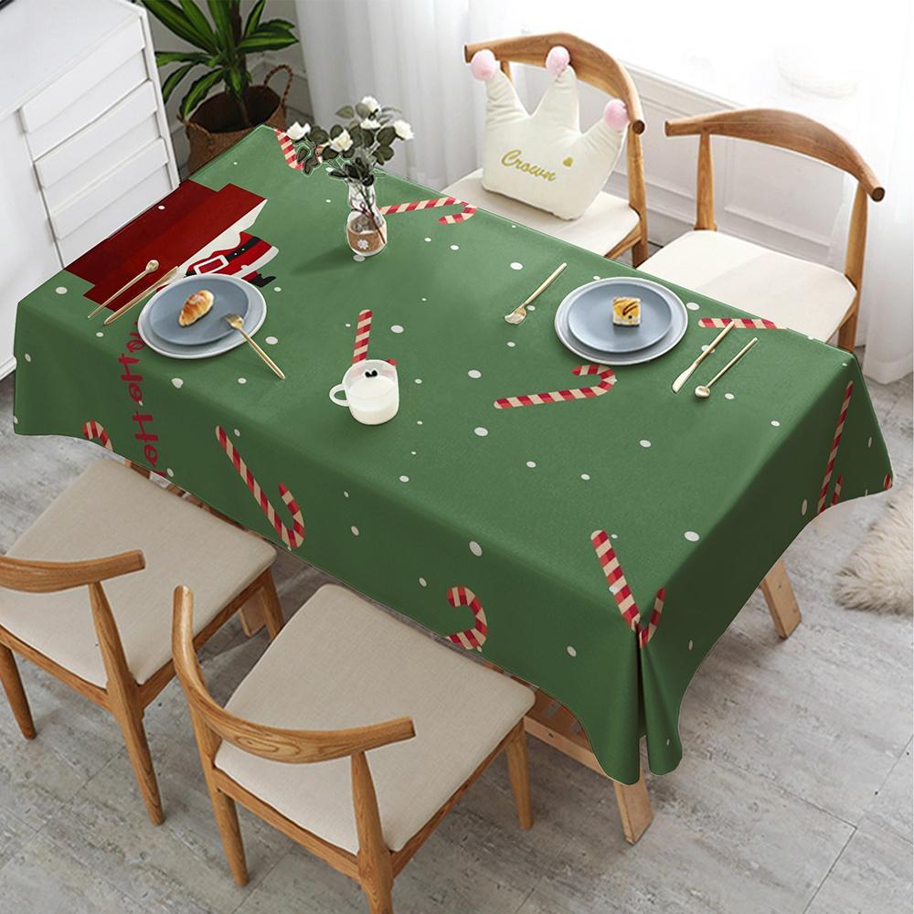 Weihnachtliches Dekorationstischtuchküche Restaurant Tischdecke Outdoor Picknicktischdecke Feiertags-Partydekoration