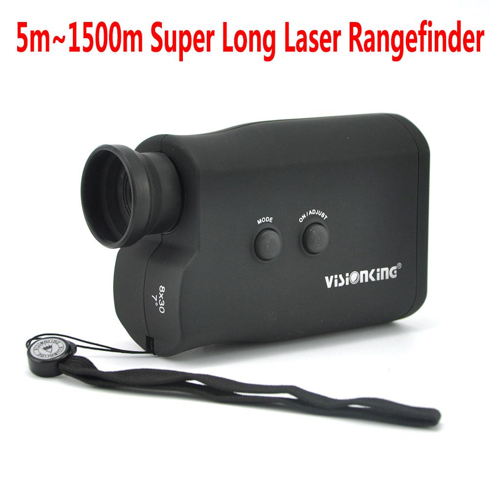Visionking Portable 8x30 Laser Rangefinder LCD 1500m Distance Meter 7° Field of View FMC Outdoor Tactical Hunting Golf Monocular