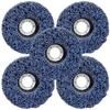 JUSTVEL Grinder Cleaning 100mm Remover Polishing Rust Paint Sander Blade Disc, Diameter, "Rust Master" Pad, Removal, Removal, (Blue)