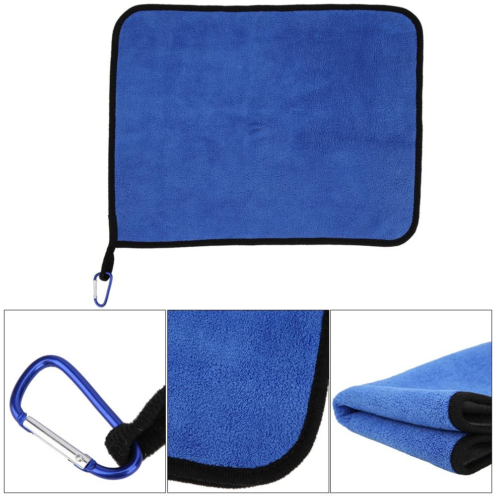 Prosop Gros de Pescuit din Bumbac Pur, Prosop cu Absorbție a Apei cu Două Fețe, cu Cârlig Metalic(Prosop de pescuit )