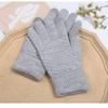Winter Touch Screen Gloves Women Men Warm Stretch Knit Mittens Imitation Wool Full Finger Guantes Female Crochet Luvas Thicken