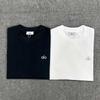 Unisex Cotton Short Sleeve T-Shirt With Embroidered Letter Relaxed Fit Round Neck Tee Casual Wear