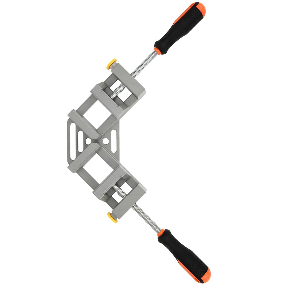 Right Angle Clamp Aluminum Alloy Double Handle 90 degrees  for Woodworking Fixture Hardware Accessories