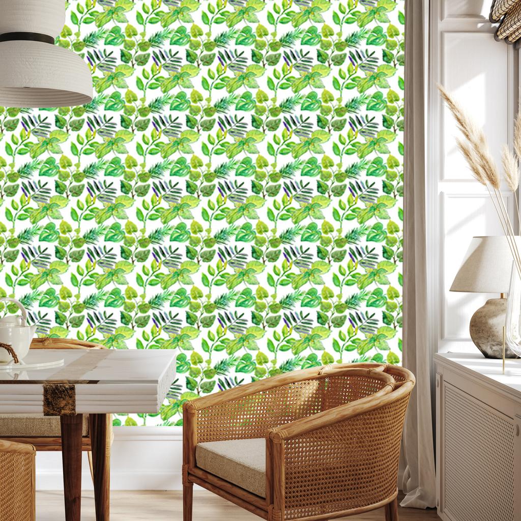 Forest Leaves Wallpaper for Living Room and Bedroom 50x1000