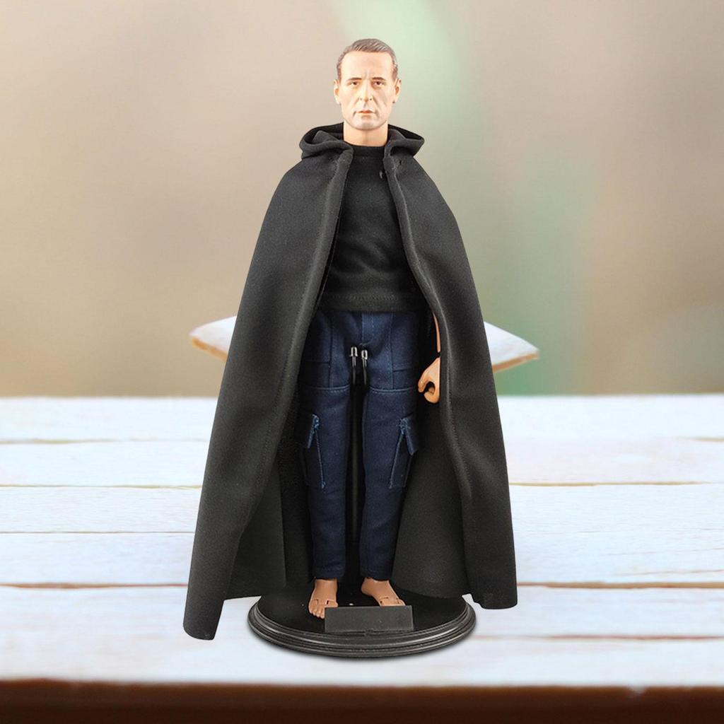 Cloak 1/6 Scale Hooded Cape Action Figure Robe Cosplay Costume Cloth Material Suitable for 12 Inch