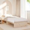 Daybed with Mattress 90 X 200 Cm Solid Pine Wood